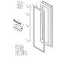 Maytag RJRS4870B freezer door (rjrs4870b) diagram