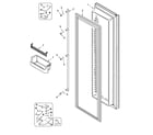 Maytag RJRS4870D freezer door (rjrs4870d) diagram