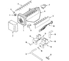 Maytag RJRS4271A ice maker diagram