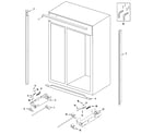 Maytag RJRS4272A cabinet diagram