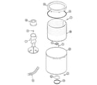 Maytag MAV9750AGW tub diagram