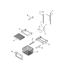 Maytag RJRS4282A shelves & accessories (freezer) diagram