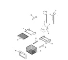Maytag RJRS4881A shelves & accessories (freezer) diagram