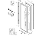 Maytag RJRS4882B freezer door diagram