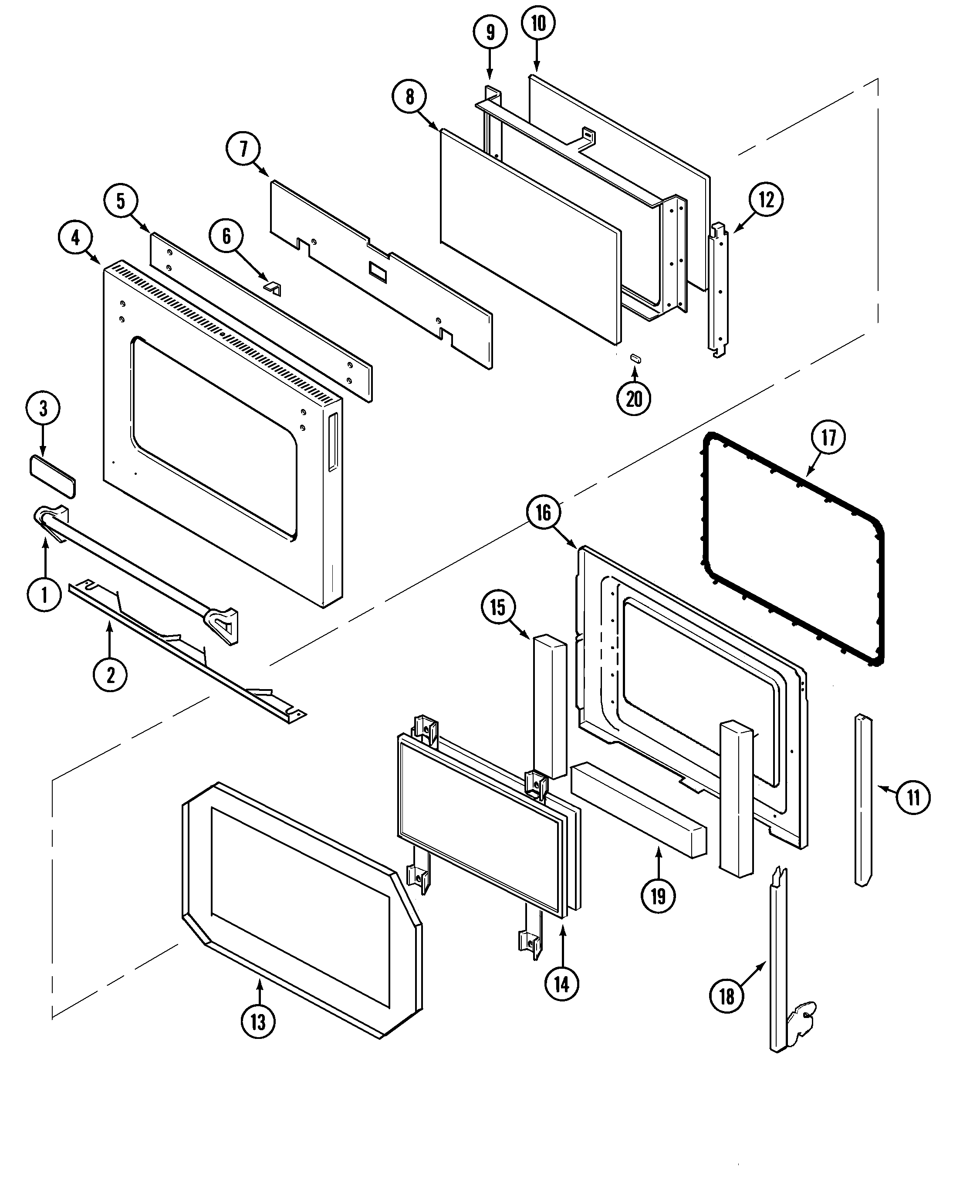 DOOR (WW30430PF,PG,PK,PR,PU)