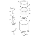 Maytag MAV7580EWW tub diagram