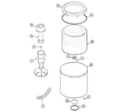 Maytag MAVT634AWW tub diagram