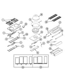 Top assembly/gas controls