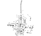 Hoover S2105-050 complete assembly diagram