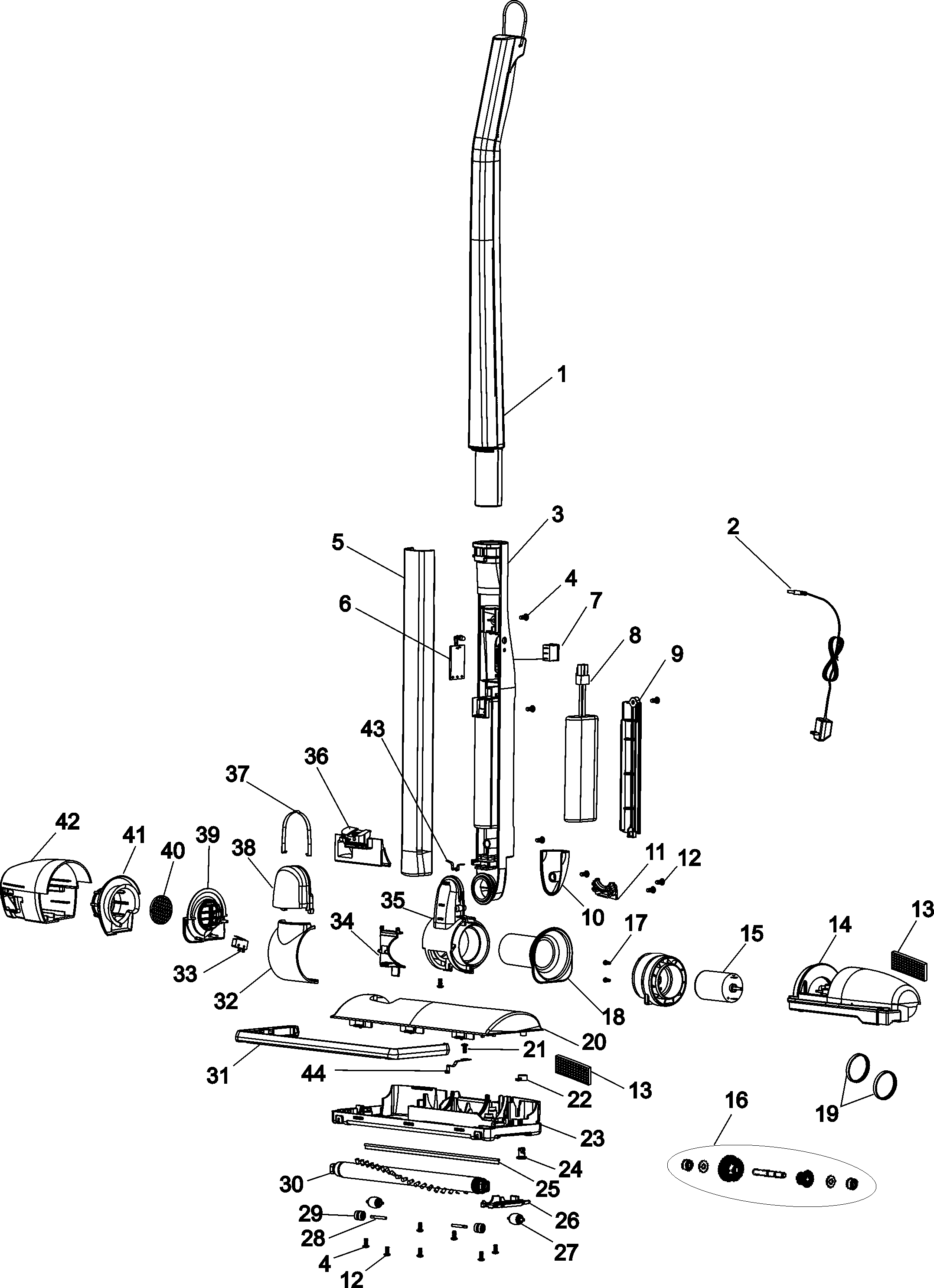 Complete assembly