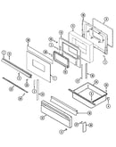 Door/drawer (serial prefix 10-14)