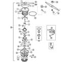 Maytag MDB4000AWB pump & motor diagram