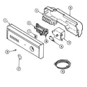 Maytag MDC4000AWX control panel diagram