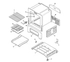 Maytag MGR4410ADH oven/base diagram