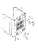Cabinet-rear (dryer)