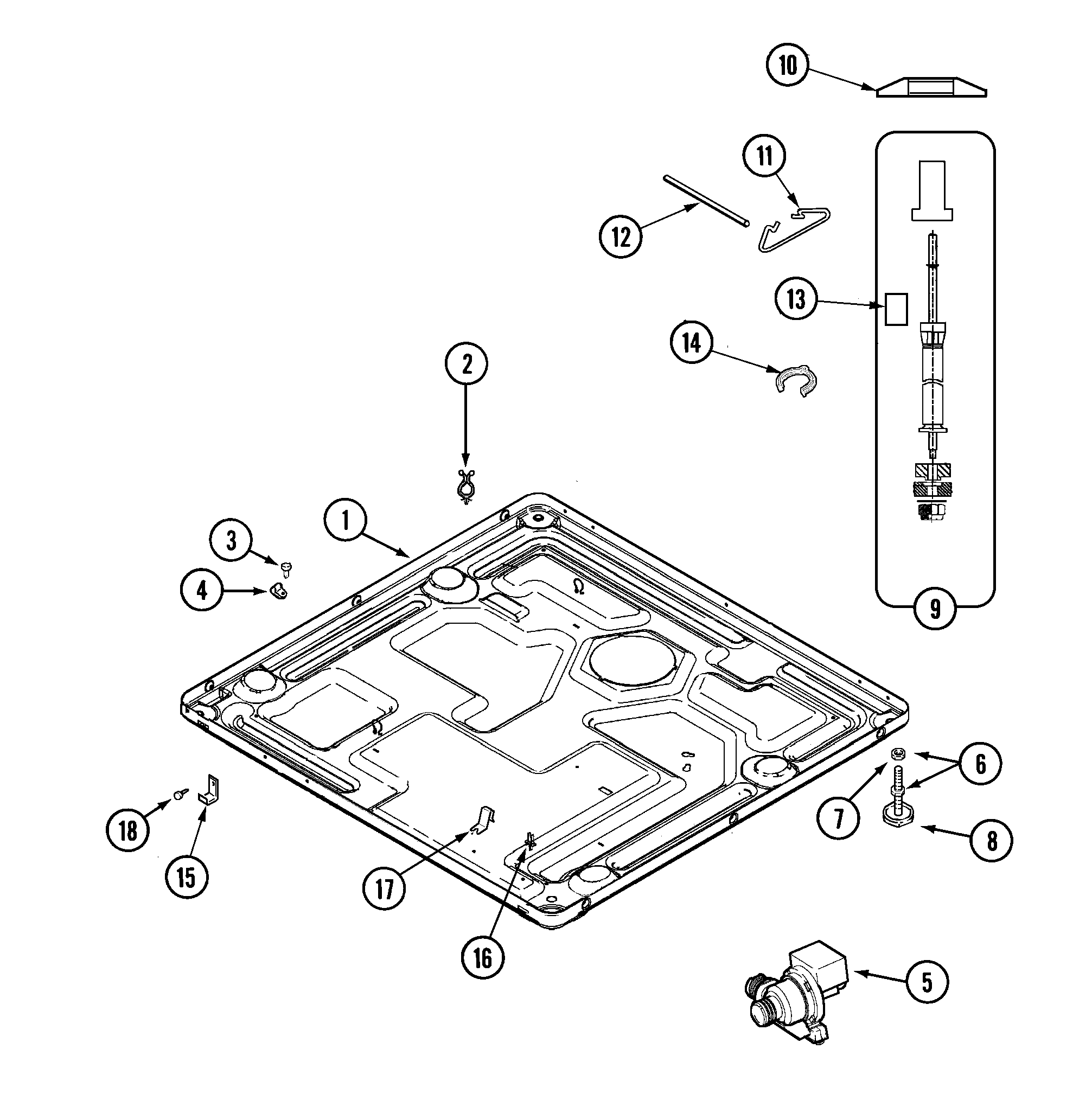 BASE  (WASHER)