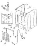 Cabinet-rear (washer)