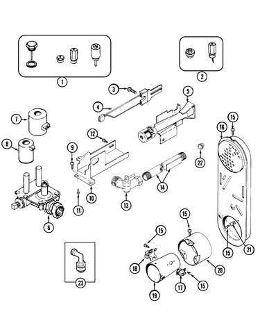 Gas valve (dryer)
