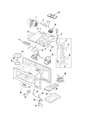 Internal controls/blower motor