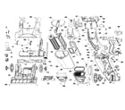 Hoover U5262-900 agitator, motor, handle, mainbody diagram