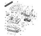 Hoover U6617-900 foot assembly diagram