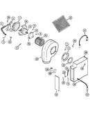 Blower motor-blower/plenum