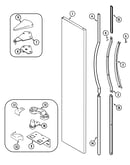 Freezer outer door