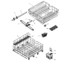 Maytag MDB6600AWQ track & rack assembly diagram