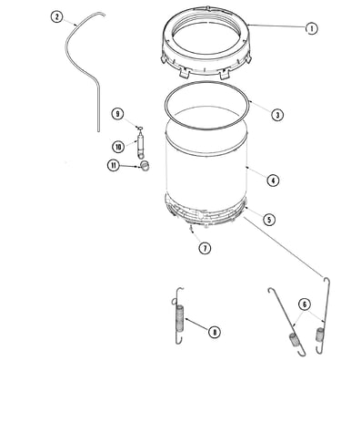 Outer tub (series 15)