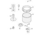 Amana ALW210RAW inner tub (series 15) diagram