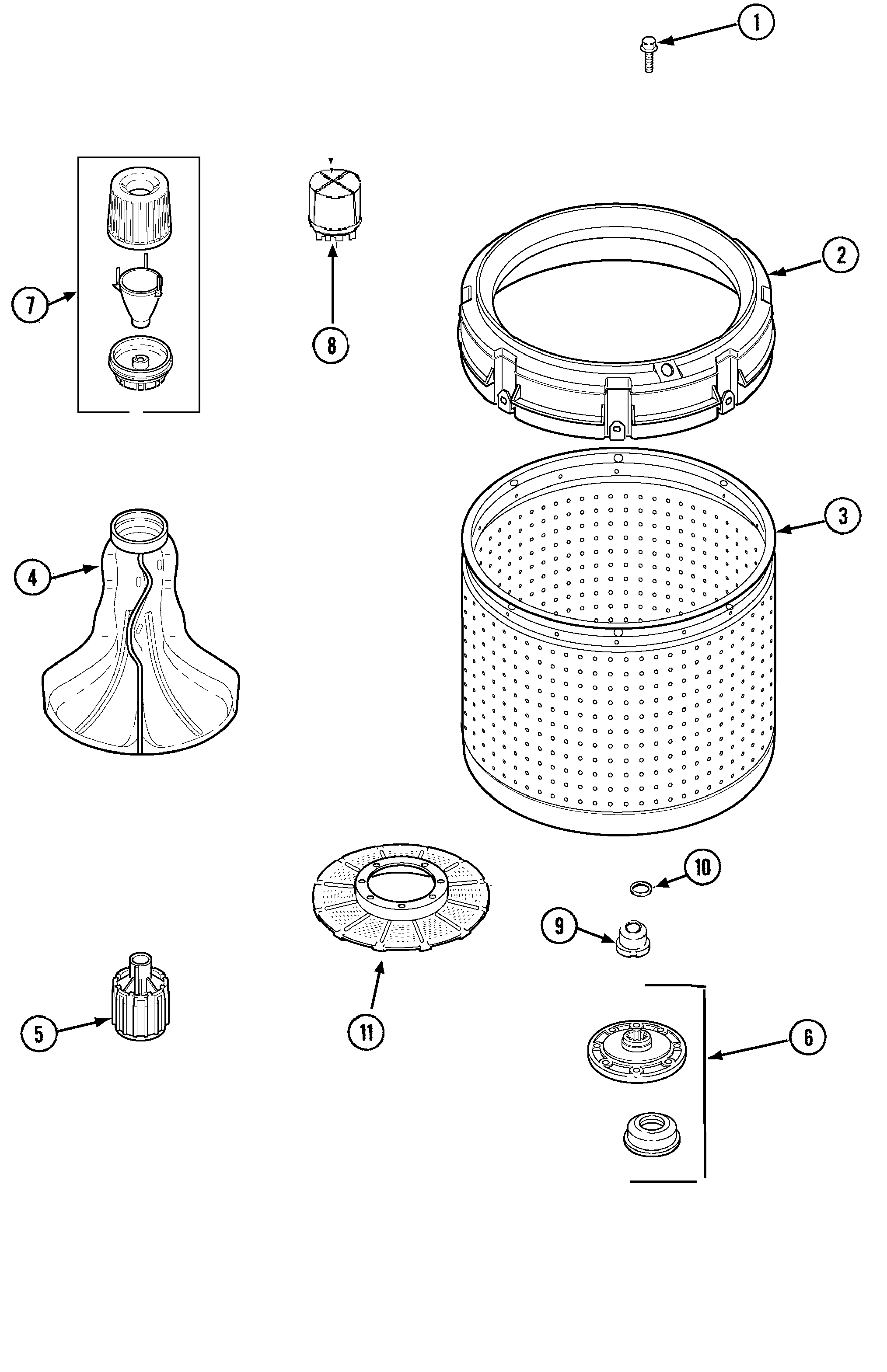 Inner tub (series 15)