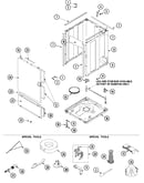 Base, cabinet and special tools