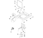 Maytag SAV5401AWW top and door switch diagram