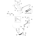 Maytag SAV5401AWW mixing valve and hoses diagram