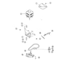 Maytag SAV5401AWW motor, pump and idler assembly diagram