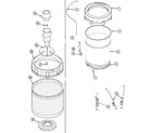 Maytag SAV505DAWW tub  (inner & outer) diagram