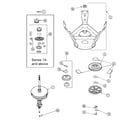 Maytag SAV5710AWW transmission & brake diagram