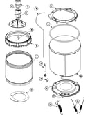 Tub, inner & outer (series 12)