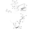 Maytag SAV2655AWW mixing valve and hoses diagram