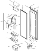Refrigerator door