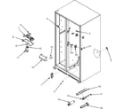 Jenn-Air JS2628HEKB evap fan/crisp light/water filter diagram