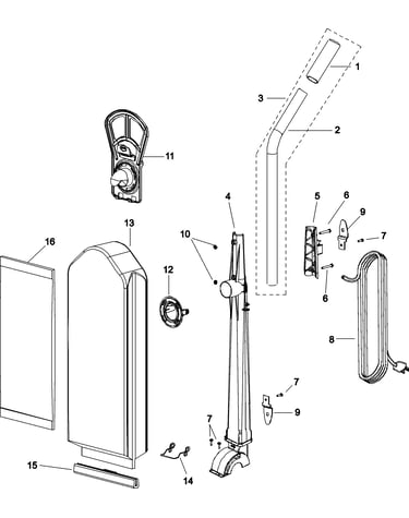 Handle and bag