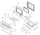 Amana AGR5735QDS door/drawer (stl) diagram