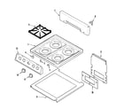Magic Chef CPL1100ADW top assembly diagram