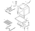 Amana AER5710BAH oven/base diagram
