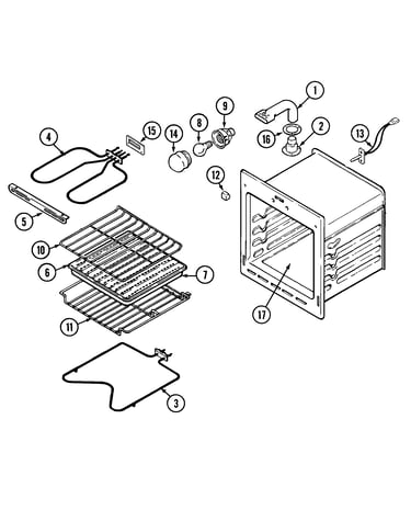 Oven (cwe4800acb/ace)