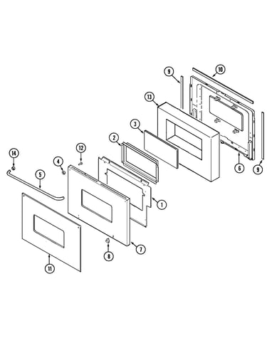 Door-lower (cwe5800acb/ace)