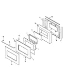 Door-lower (cwe4800acs/cwe5800acs)