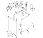 Maytag LAT8106ABE cabinet diagram