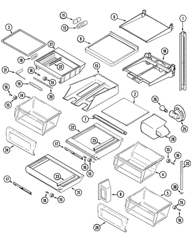 Shelves & accessories